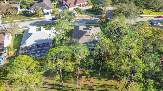 aerial view featuring a residential view