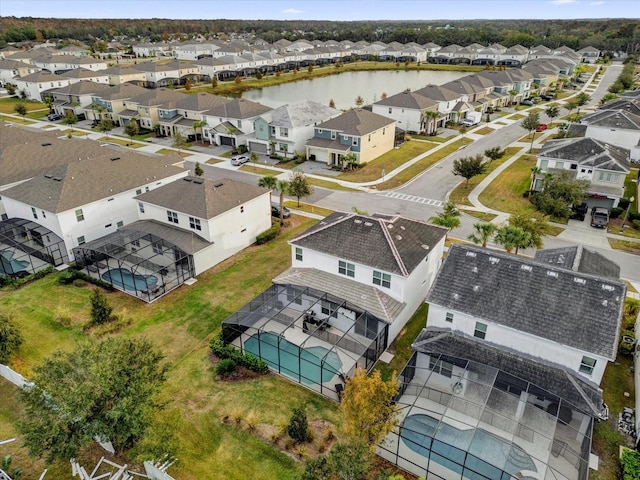 4501 Monado Dr, Kissimmee, FL 34746 - bird's eye view featuring a residential view and a water view