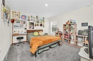 bedroom featuring carpet flooring