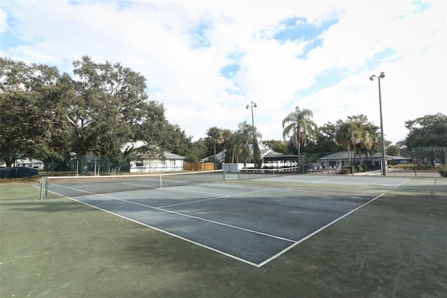 view of sport court