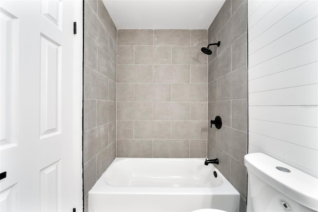 896 Talmadge Ave SE, Palm Bay, FL 32909 - bathroom with tiled shower / bath combo and toilet
