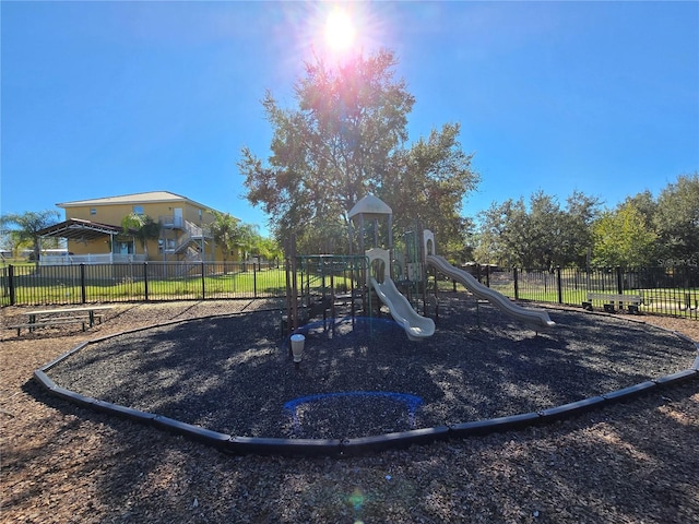 view of play area