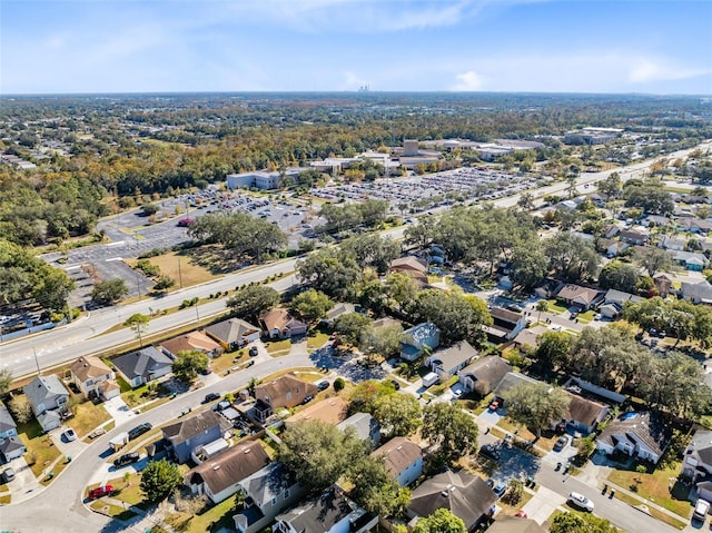 drone / aerial view featuring a residential view
