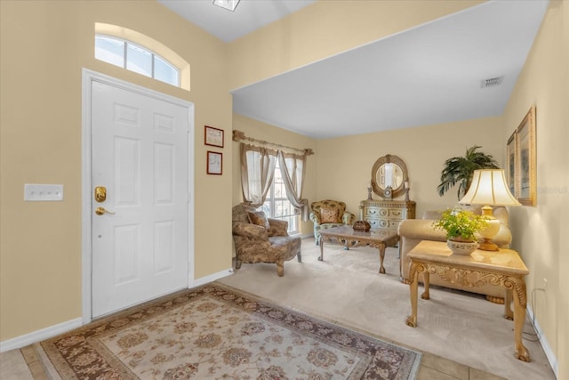 foyer featuring a healthy amount of sunlight