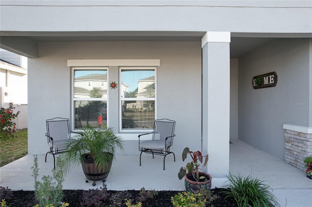 view of patio / terrace featuring covered porch