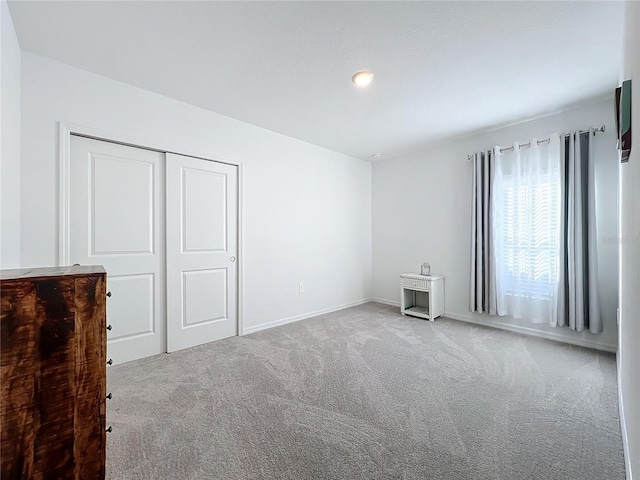 empty room with carpet floors