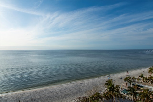 water view featuring a view of the beach