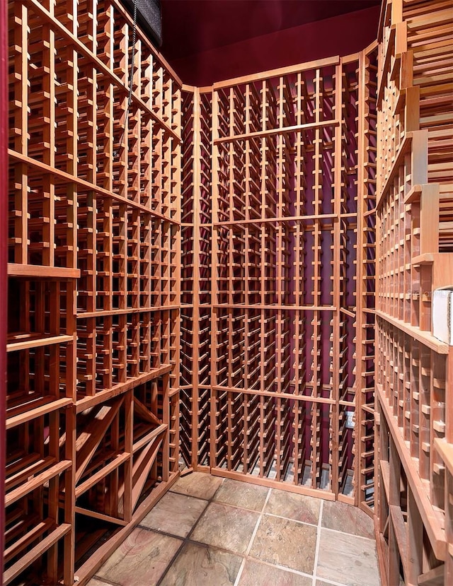 view of wine room