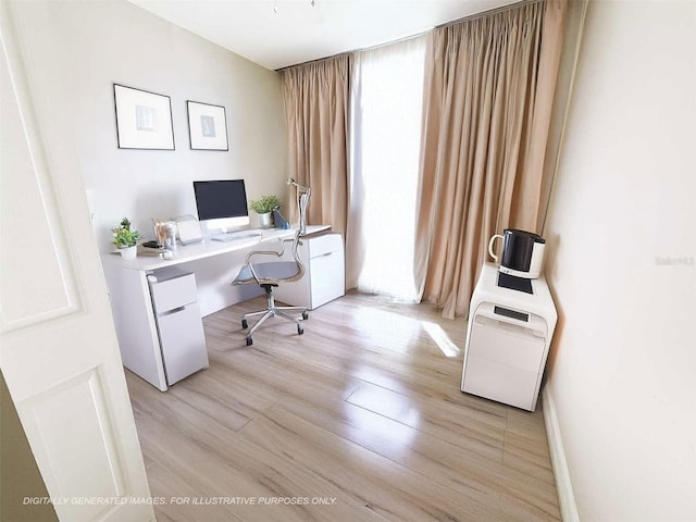 1208 Sawgrass Pointe Dr, Orlando, FL 32824 - office space with light wood finished floors