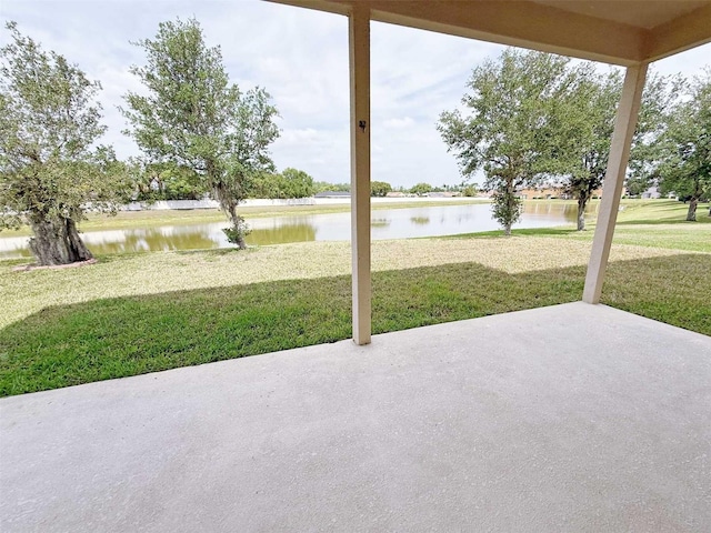 1208 Sawgrass Pointe Dr, Orlando, FL 32824 - view of patio featuring a water view