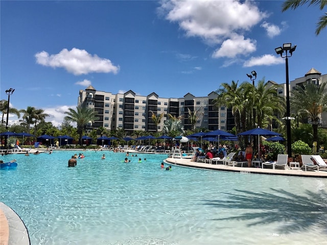 view of swimming pool