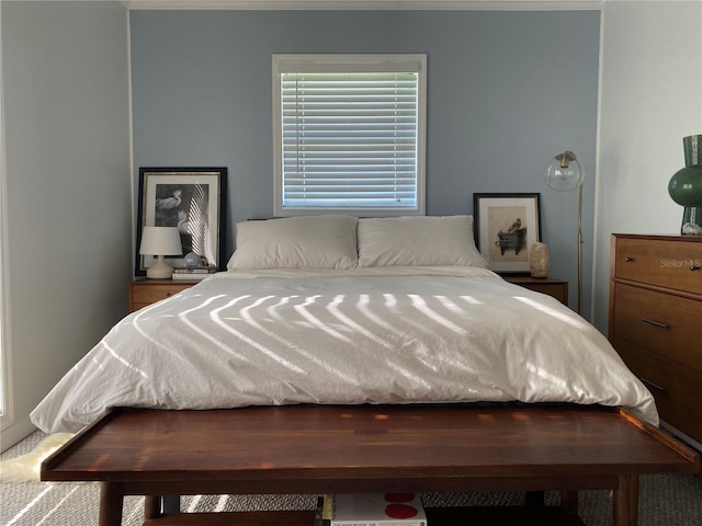 bedroom featuring carpet flooring