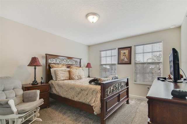 bedroom with carpet flooring