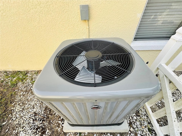 exterior details with cooling unit