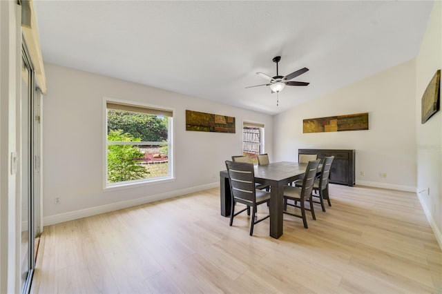 2226 Lake Marion Dr, Apopka, FL 32712 - dining space with baseboards, a healthy amount of sunlight, and light wood-type flooring