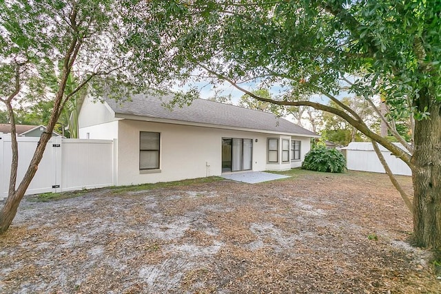 view of back of property