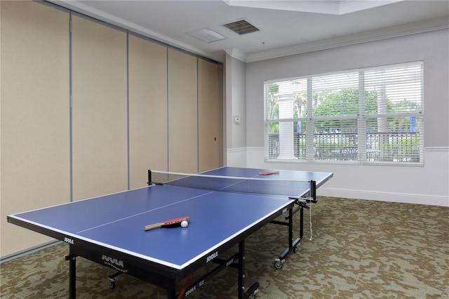 1300 Gilford Point Ln Unit 1300, Davenport, FL 33896 - playroom with carpet flooring and crown molding
