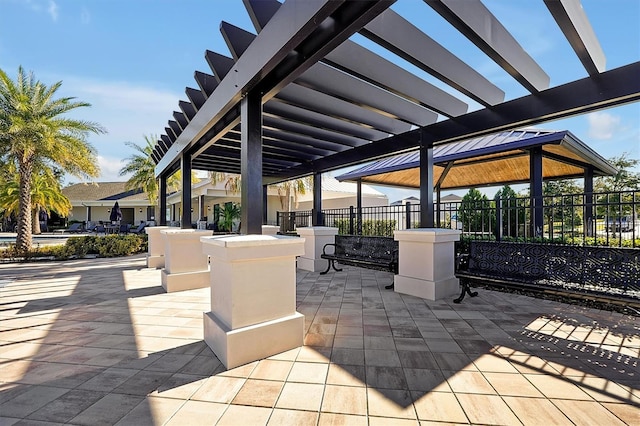 3359 Hanging Tide St, Winter Garden, FL 34787 - view of patio with a gazebo