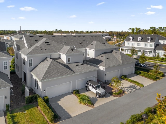 bird's eye view featuring a residential view