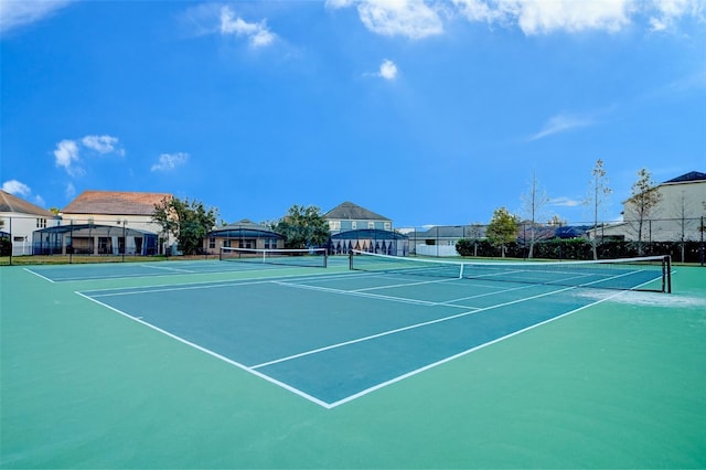 view of sport court