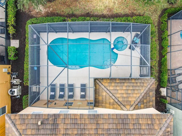 5303 Wildwood Way, Davenport, FL 33837 - aerial view of a pool area