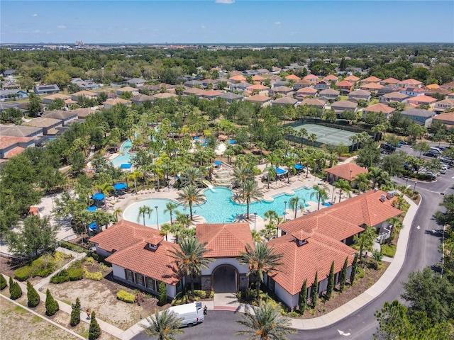 5303 Wildwood Way, Davenport, FL 33837 - aerial view of a pool area