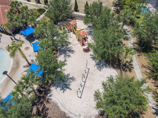 5303 Wildwood Way, Davenport, FL 33837 - aerial view of a pool