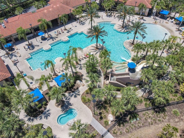 5303 Wildwood Way, Davenport, FL 33837 - aerial view of a pool