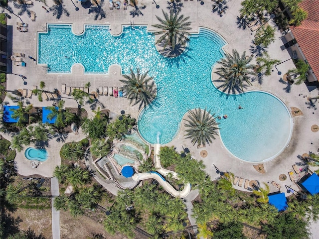 5303 Wildwood Way, Davenport, FL 33837 - aerial view of property and surrounding area featuring a pool