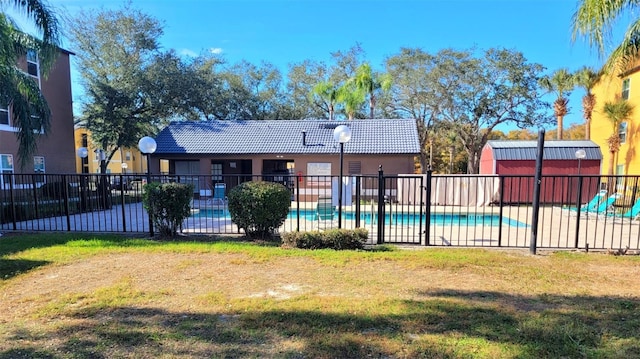 view of pool