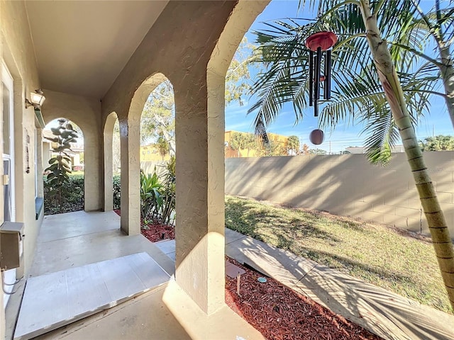 view of patio