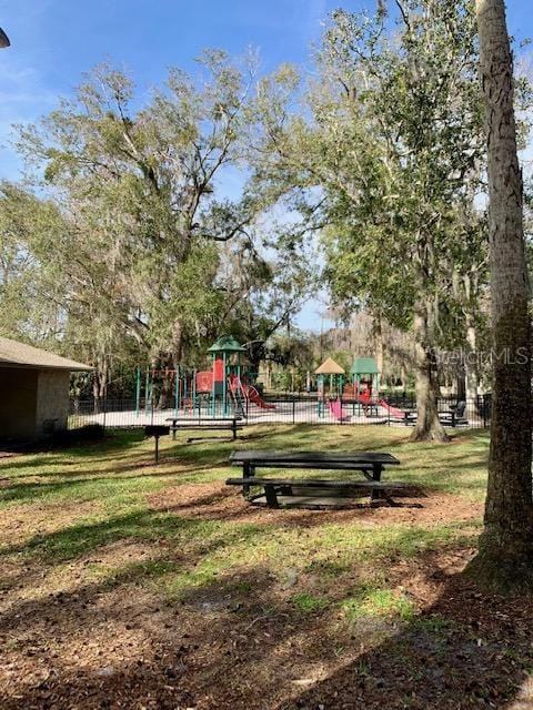 surrounding community with a playground