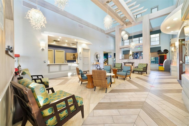8942 Cabot Cliffs Dr, Davenport, FL 33896 - common area with a high ceiling