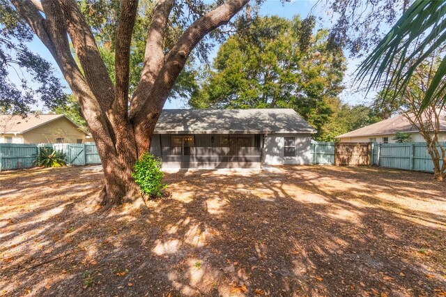 view of rear view of property