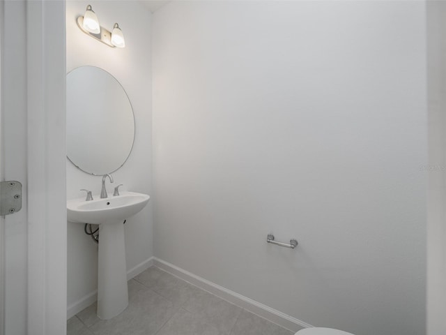 bathroom featuring tile patterned floors