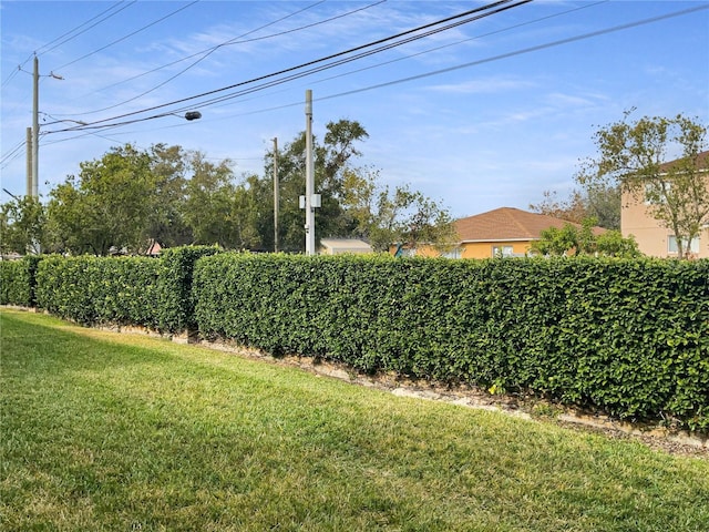 view of yard