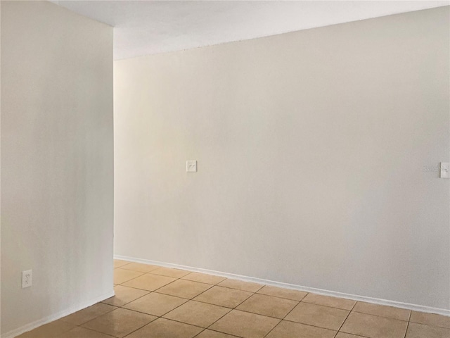 view of tiled spare room