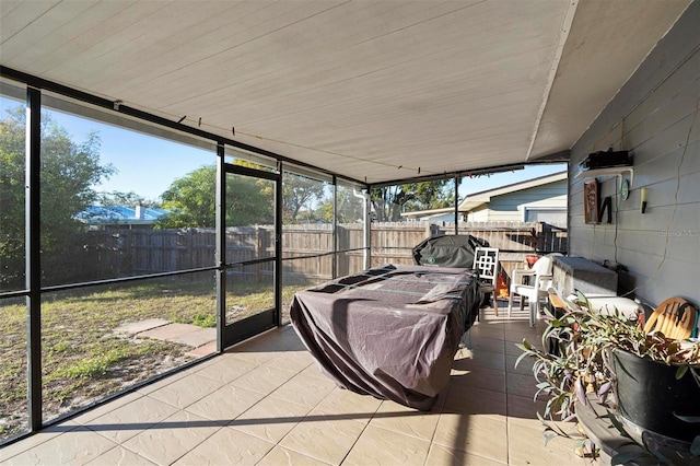 sunroom featuring plenty of natural light