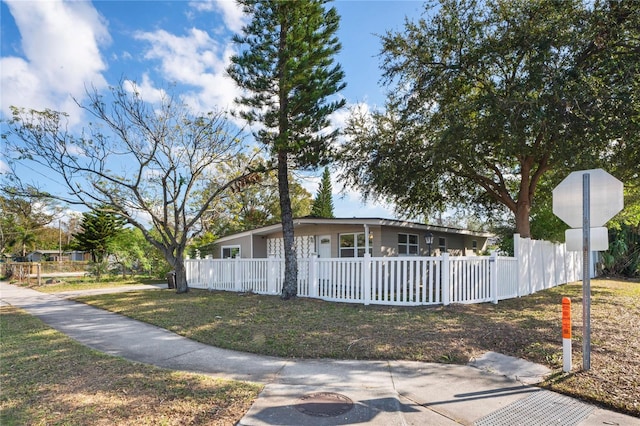 view of front of home