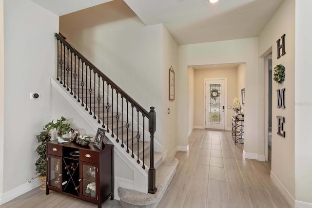 view of entrance foyer