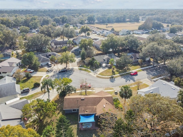 drone / aerial view featuring a residential view