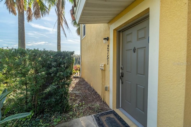 view of entrance to property