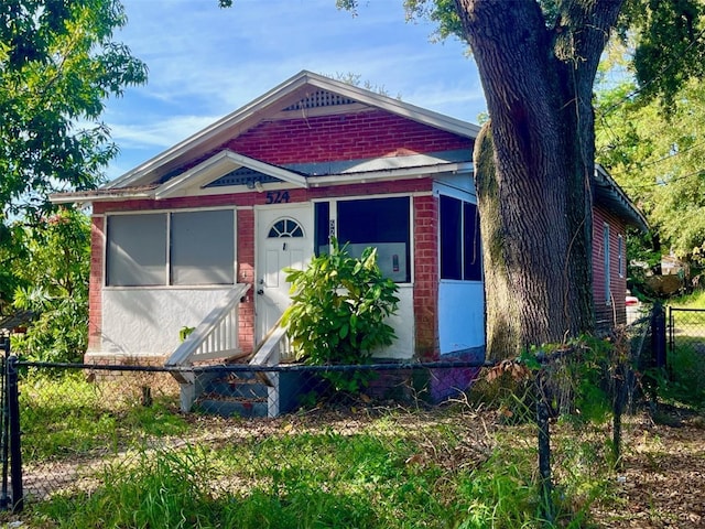 view of front of property