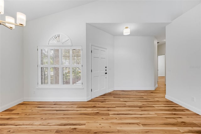 entryway with light hardwood / wood-style floors