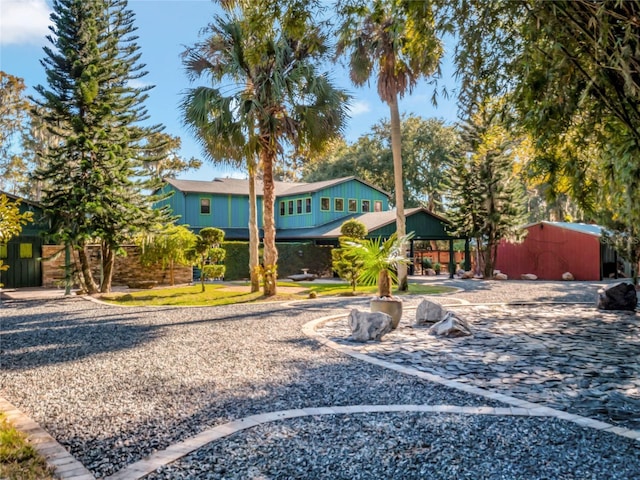 view of front of home