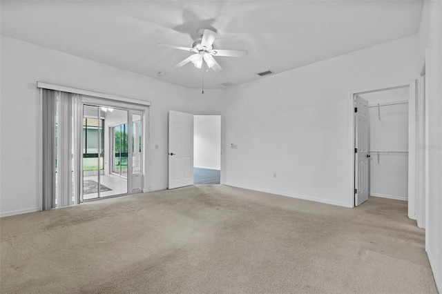 4112 Aberdeen Ln, Lake Wales, FL 33859 - unfurnished room with carpet and a ceiling fan
