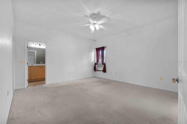 4112 Aberdeen Ln, Lake Wales, FL 33859 - spare room with light carpet and ceiling fan