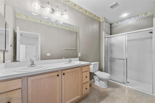 4112 Aberdeen Ln, Lake Wales, FL 33859 - bathroom featuring double vanity and a stall shower