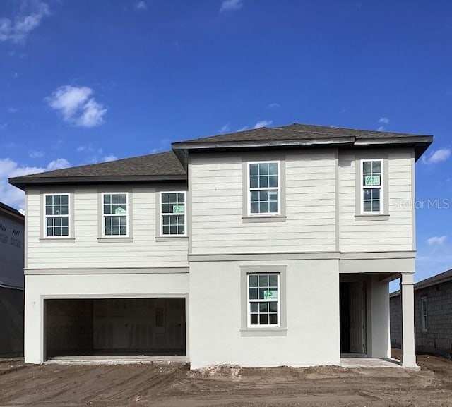 front facade featuring a garage