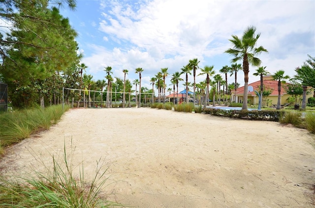 view of community with volleyball court